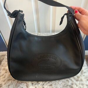 Lacoste Black Shoulder Bag